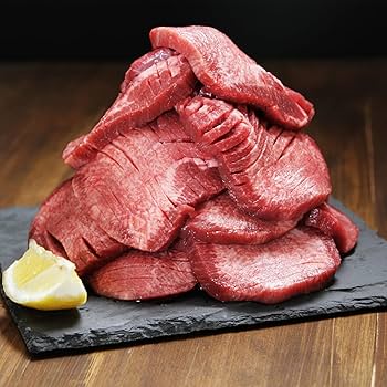 Amazon.co.jp: 肉卸直営 牛タン 厚切り 1kg (500g×2/厚さ約10mm